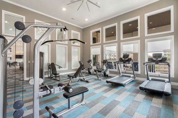 Picture of the fitness center at Solea Cinco Ranch