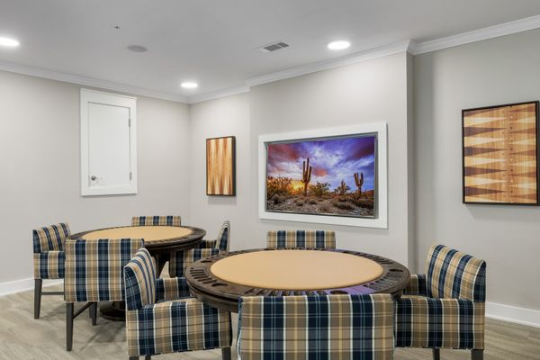 Picture of the clubhouse social area at Solea Alamo Ranch