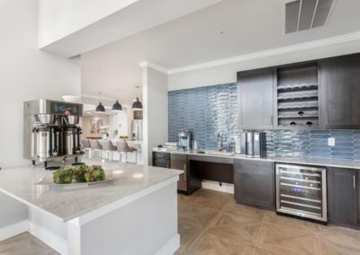 Picture of community kitchen and coffee bar at Solea Cinco Ranch